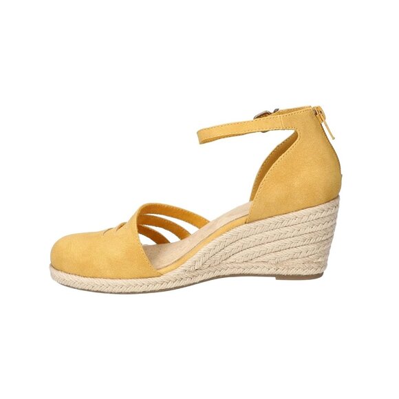 DEFECT Easy Street Women Daytona Buckle Clasp Wedge Heel Sandal 7.5 $70 RY1447 - Picture 4 of 6